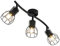 QAZQA - Moderne Deckenleuchte I Deckenlampe I Lampe I Leuchte schwarz 63-flammig Spotbalken cm 3-flammig Spotbalken-Licht verstellbar - Botu I Wohnzimmer I Schlafzimmer - Stahl Länglich - LED geeignet