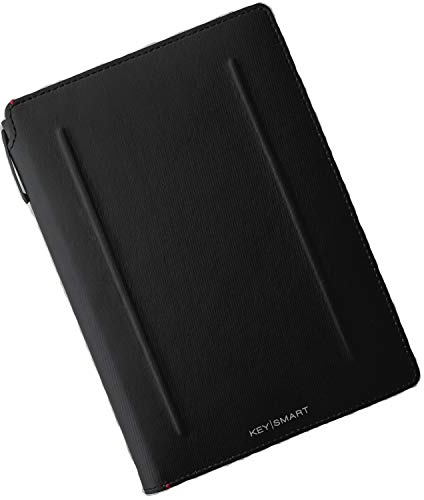 KeySmart Organizer – Leder-Organizer mit RFID-Schutz für Notebook, Kreditkarten, Visitenkarten und dünne Tasche