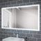 Illuminated Bathroom Mirror with Lights 1200x600mm IP44 Rated - Diaz LED Bathroom Mirror with Shaver Socket, Demister Pad, & Motion Sensor, Shaver Lights for Bathrooms, Wall-Mounted Vanity Mirrors