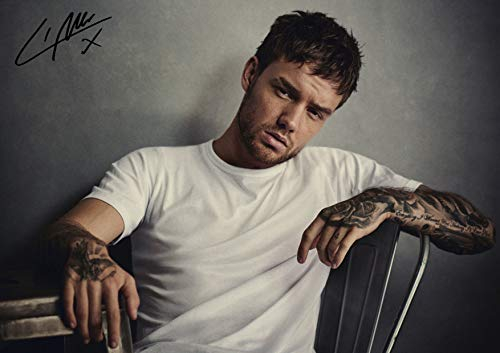 Guoml Signiertes Poster Liam Payne A4, Ungerahmt, Querformat, Hochglanz, Heimbüro
