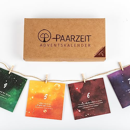 Paarzeit Adventskalender für Paare – EDITION 2 – 24 unvergessliche Momente als Paar, Geschenk für Erwachsene (Frauen/Männer/Queer) Stärkt eure Liebe – entspannt zu mehr Nähe (EDITION 2)