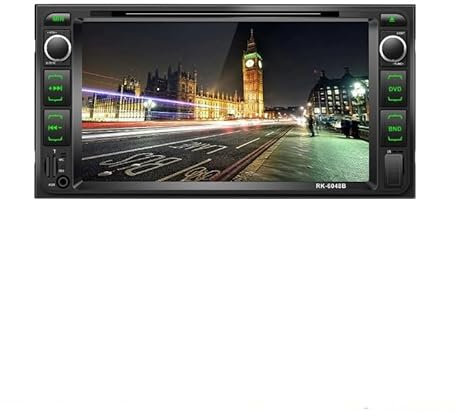 7 HD Double DIN Car Radio CD DVD Player Hands Free Bluetooth USB AUX MP5 ISO