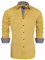 J.VER Mens Formal Shirts Long Sleeve Dress Shirts Business Casual Regular Fit Work Wedding Slim Fit Silk Stretch Non Iron Yellow XL