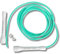 Elevate Rope Professioneel Speed Rope - 3m Verstelbaar Springtouw, 5mm PVC met Nylon Kern voor Cardio, Double Unders & Crossfit (Turquoise)
