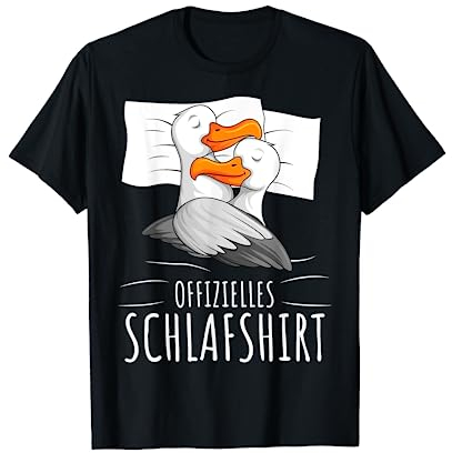 Offizielles Schlafshirt Möwe Moin Möwen T-Shirt