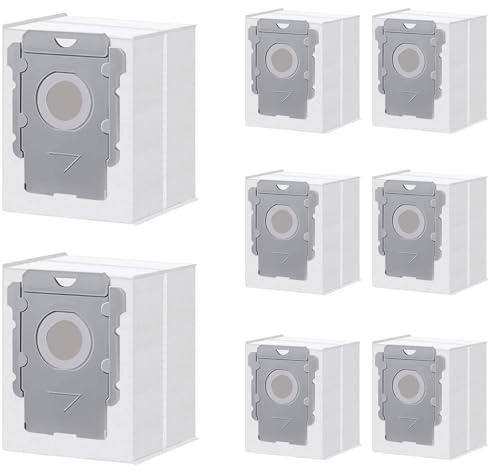 8 Stück Staubbeutel für iRobot Roomba i3, i3+, i4, i4+, i5, i5+, i6, i6+,i7, i7+, j6, j6+, j7, j7+, j8, j8+, s9, s9+ Staubsauger Absaugstation