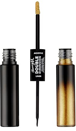 Barry M Double Dimension Double Ended Duo Eye Shadow and Eye Liner, Gold Element