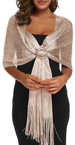 Rheane Shawls and Wraps for Evening Dresses Shawl Wraps for Women with Buckle for Evening Party Dresses Wedding Party