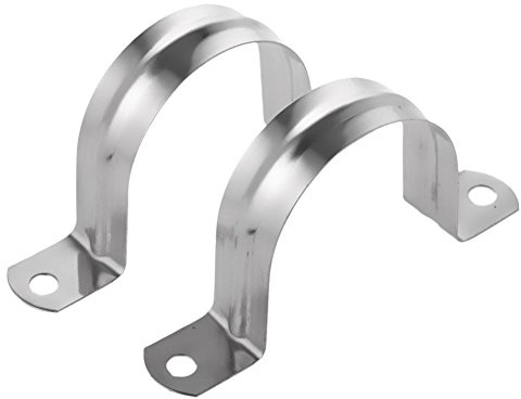 Duendhd 2 U-Rohr aus Edelstahl, halbes Rohr für Rohrverschraubungen, Rohrschelle – 80 mm
