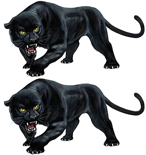 Ericetion Autohaube Aufkleber Schwarz Panther Autoaufkleber Selbstklebender Autoaufkleber wasserdichte Autoaufkleber Für Auto