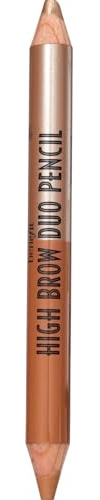 Benefit High Brow Duo Pencil - Rich Caramel (matte end) and Warm Bronze (shimmer end) - For Deep Skin Tones
