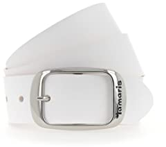 Tamaris Damen Gürtel weiß 100