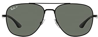 Sonnenbrille ray-ban rb3683 002/58 polarisiert - 59/15/145