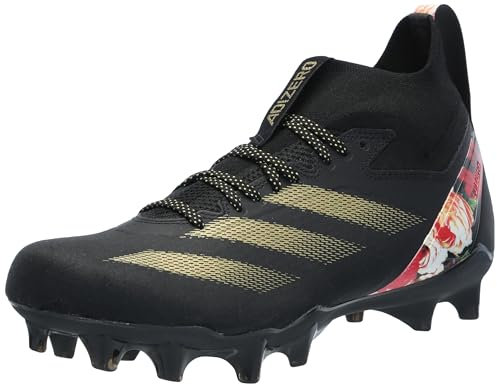 adidas Adizero Impact Premier - Tenis para hombre, Negro/Dorado Metálico/Negro, 11.5 US