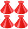4pcs Magic Ice Scraper, Car Windshield Ice Snow Remover Scraper, Round Funnel Cone Snow Scraper Car Winter Accessories