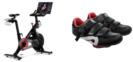 Peloton Bike | Indoor-Heimtrainer mit hochauflösendem 22-Zoll-HD-Touchscreen & Bike-Schuhe | Bike-Schuhe für das Peloton Bike und Bike+ mit Delta-kompatiblen Cleats