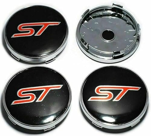 DHJKCBH 4 Stück Auto Nabendeckel Aufkleber für ST 60mm Radnabenabdeckung Auto Radnabenkappen Aufkleber Abzeichen Logo Sticker Zubehör