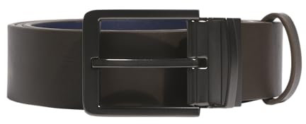 adidas Herren Reversible Leather Belt Gürtel, Dunkelbraun, Einheitsgröße