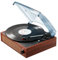 VEVOR Giradischi in Vinile, Giradischi 3 Velocità, Altoparlanti Stereo Integrati 5 W Trasmissione a Cinghia, Cartuccia Magnetica, Supporto 33/45/78 Giri in Uscita RCA, per Dischi Vinile 18/25/30 cm