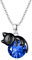 Vadmans Schwarze Katze Kette für Damen Sterling Silber September Katze Geburtsstein Halskette Anhänger Geschenk für Damen Mädchen