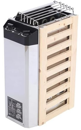 Riscaldatore per sauna, Stufa per sauna elettrica 3KW Stufa per sauna Stufa per sauna Resistente alla corrosione Riscaldatore per sauna 220V, con controllo interno, per casa Hotel Sauna Doccia SPA