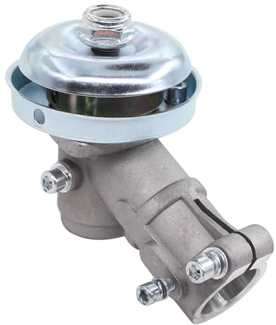 Winkelgetriebe 7 Zahn Rasenmäher Getriebekopf Freischneider Trimmer Getriebe Rasentrimmer Kopfgehäuse Motorsense Ersatz für Motorsense Freischneider mit 26mm Welle