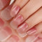 DANNI & TONI 28Pcs Vernis Autocollant Ongle Gel UV Strips,Gel Nail Stickers,Nail Art Auto-Adhésif Ongle,Adesivi per unghie in gel(Peachy Gleam)