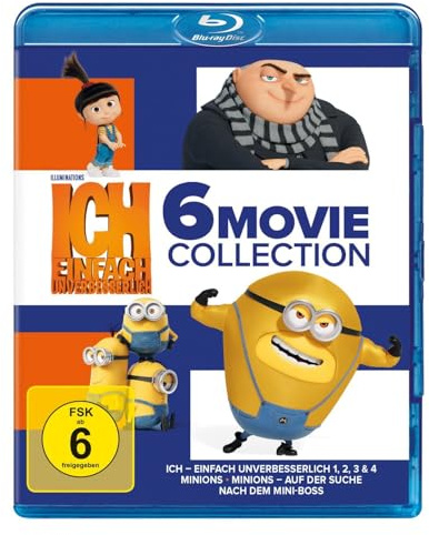 Ich einfach unverbesserlich & Minions/Movie Coll./6 Blu-ray