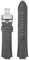 HASGTFM 1853 Passend for Tissot Herrenuhr Super Player PRX Serie T137.410 modifiziertes Nylonarmband 26–12 mm konvexes Mundarmband(Gray silver Folding)