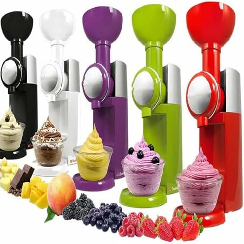 SUPER FOREST Máquinas para Hacer Helados, licuadora de Yogur y postres de Frutas congeladas saludables, casera, sin lácteos ni BPA, para Helados y sorbetes caseros.