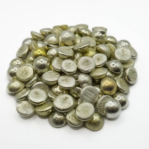 Zinn, Lebensmittelzinn Sn98Sb2 100g-1kg in Pellets, Bleifrei Lebensmittelecht, Alternative zu Sn95Sb3Cu2, weniger hart aber leichter gießbar (1, 1000 g)