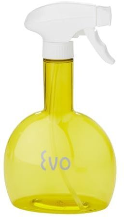 Evo Non-Aerosol Olive Oil Sprayer Bottle – 24 oz Capacity – BPA-Free Refillable Spray Bottle for Cooking Oils, Vinegar & Dressings – Even, Controlled Mist for Grilling, Air Frying & Salad Prep