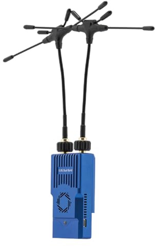 Buhdjfnke C3 Nano Gemini TX 915M/2,4G Dual-Frequency-Schalten mit Nano zu Mikroadapterbox für FPV Langstrecken-Drohne DIY