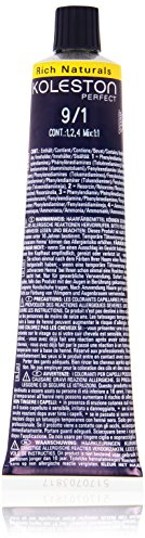 Wella Professionals Koleston - Tinte para cabello (60 ml), 9/1 rubio ceniza claro