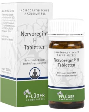 Nervoregin H Tabletten, natürliche Hilfe bei innerer Unruhe, 100 St | für mehr Gelassenheit am Tag, für alle Altersgruppen geeignet, ohne Neben- und Wechselwirkungen, homöopathisches Arzneimittel