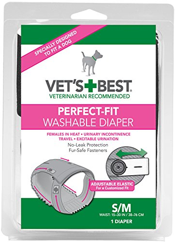 Vet's Best Perfekt-Fit Windeln für Hündinnen S/M