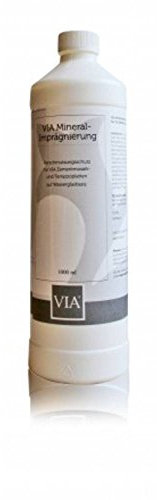 Via Impregnante minerale | 1 litro | Piastre mosaico di cemento | marmo | Travertino | Terrazzo | Pietra