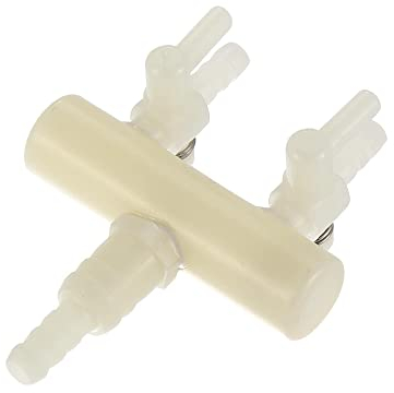 sourcing map Kunststoff 4-Wege-Aquarium/Fisch Tank Tube Splitter Air Ventil, 2-teilig de