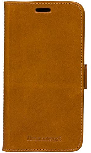 dbramante1928 - Copenhagen Hülle für iPhone XR - Klapphülle aus robustem, hochwertigem Leder - Mit Kartenfach & Standfunktion - Braun