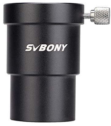Svbony SV157 Teleskop Okular Adapter Ring, 1.25” Optische Länge 34mm Teleskop Okular Mount Adapter, M28.5X0.6 Verlängerungsrohr Teleskop Kamera Zubehör, Gesamtlänge 56mm Photoadapter für Teleskope