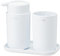 Brabantia Renew Collection Badezimmer-Set, Kunststoff, Weiß, Set of 3