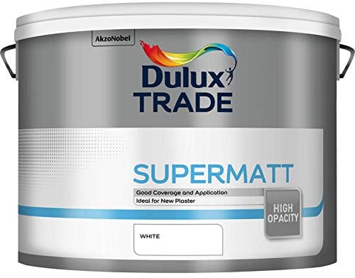 Dulux 10L Super Matt Interior Paint - White Finish