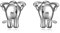 YFN Elefanten Ohrringe Sterling Silber Stud Mode Schmuck Geschenke für Frauen Mädchen