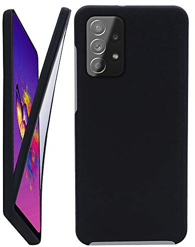 CEKA TECH Custodia Cover per Samsung Galaxy A52 Antiurto Silicone Trasparente, Copertura Protettiva a 360 Gradi - Nero