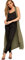 WearAll Women's Sleeveless Maxi Long Length Boyfriend Cardigan Collar Long Floaty Duster Jacket Coat Blazer Waistcoat - Khaki Green - 24-26