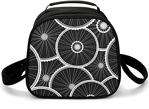 Lunchbox Schwarz-Weiß-Kreis Lunchpakete Für Mädchen, Jungen, Teenager