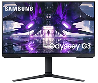 Samsung Ecran PC Odyssey G3 27'' 165Hz, 1ms MPRT , Dalle VA, Résolution 1920 x 1080 , 3 000 : 1 , 250 cd/m², AMD FreeSync Premium, Eye Saver Mode & Flicker Free, Pied Ajustable, DisplayPort
