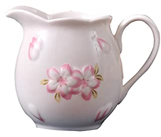 Sauce Boat Gravy Bowl Ceramic Cream Pitcher with Handle Multifunctional Small Jar Suitable for Milk Salad Dressing Hot Syrup Gravy Boat (Color : Pink)
