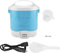 Mini Cuiseur à Riz 1.6L, 24V 180W Electric Portable Multifunctional Rice Électrique Boîte Lunch Portative pour Réchauffer Les Aliments avec Casserole Amovible Vapeur Cuillère Mesurer Camion Cooker F