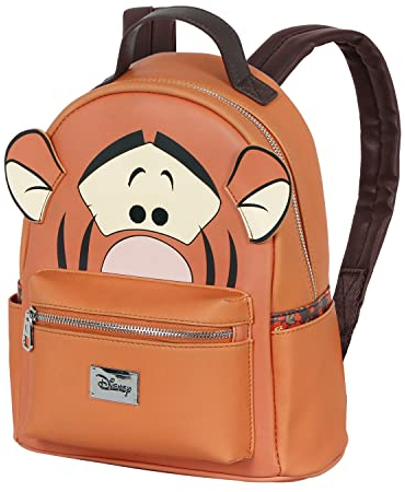 Winnie Puuh Tiger Face-Heady Rucksack, Orange